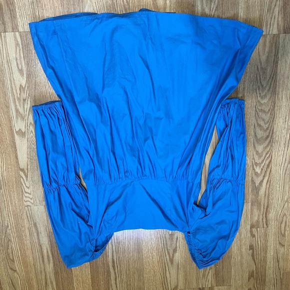 Reformation Michaela Dress in Azure Size 12 - Picture 4 of 11